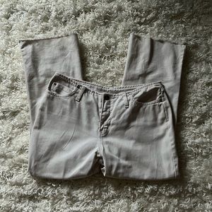 Low rise flare jeans